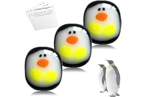 ENZYLUXE 3pcs Pocket Penguin Hug, Cute Penguin Gifts, Mini Animal Pocket Hug Penguin，Keepsake Ornament Pocket Hug Animal Decoration, Encourage Gifts for Birthday Wedding Party for Men Women(as shown)