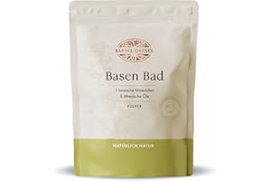 ‎BÄRBEL DREXEL BÄRBEL DREXEL Basen Bad, Basisches Badesalz zur Entsäuerung mit naturrein ätherischen Ölen, pH-Wert 8 (700g) Basische Wickel, Körperpflege, begleitend zur Basen-Kur, Fußbad, Badezusatz