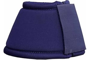 ‎HKM Euroriding Hufglocken Neopren Klettverschluss Größe M, Farbe dunkelblau