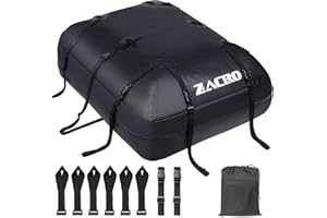 Zacro 425L Borsa Portatutto per tetto Dell'auto Car Rooftop Cargo Bag Sacchetto di Carico del Sacchetto di Tetto Dell'automobile Impermeabile Durable Box Box da Tetto per Viaggi, Nero