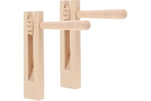 Gadpiparty 2 Stückke Hölzerner Spinning- Ratschen- Geräuschhersteller Grogger Noise Ratchet Holz Spinning Ratchettraditional Spielug für Partybevorzugung Sporting Events Und Feirlichkeuten