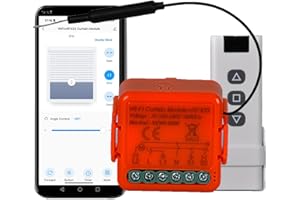 YUEYANG Interruptor de persiana WiFi, mandos a distancia RF, módulo receptor, control de cortinas eléctricas 433 MHz, módulo control temporizador, aplicación Smart