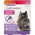 Beaphar | CatComfort Calming Spot-On | Reduces Anxiety & Stress | Fast-Acting | Starts to Work in 15 Minutes | Ideal for Short-Term Events like Fireworks | Promotes Bonding | 3 Pipettes