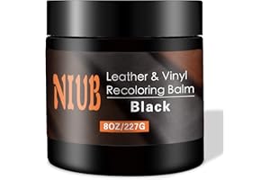 NIUB 240g/Nero Kit di Riparazione per Pelle,Crema di Riparazione in Pelle,Kit di Riparazione,Riparazione di Graffi in Pelle per Crepe da restauro in Pelle, seggiolini Auto, divani, divani, Scarpe
