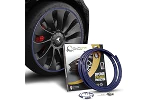 AlloyGator Protège-jantes Violet pour roues jusqu'à 24" | Convient à toutes les voitures | Compatible Tesla | Protège-jantes durable | Garde-jantes | Disponible en 15 couleurs