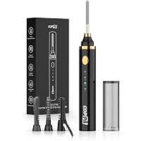 S600 Beheizte Wimpernzange – Mit Temperaturkontrolle & Auto-Off, Für Natürliche Locken (Schwarz+Gold)