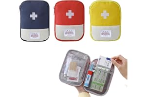 JYNVO 3 Pcs First Aid Kit Bag, Medical Kit, Mini First Aid Kit, Medical Storage Kit, Portable Medical Kit for Home School Office Outdoor Travelling