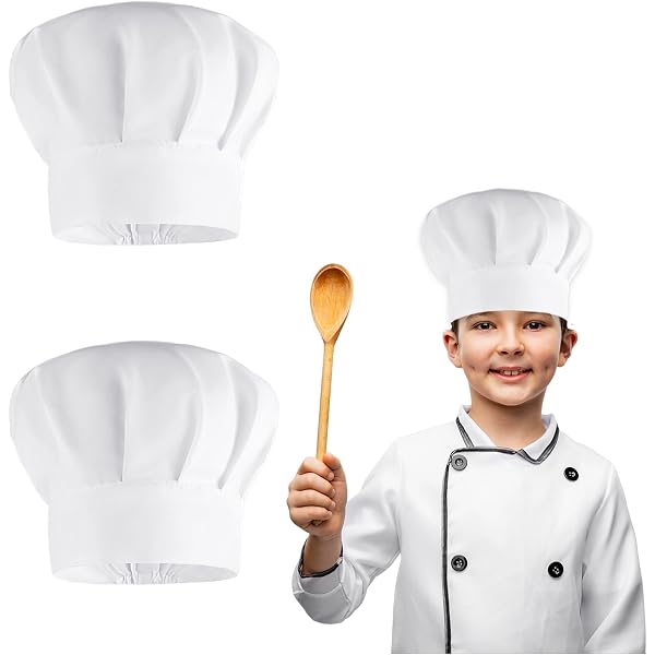 Toque De Cuisinier Personnalisable Lusofie Toque De Cuisinier Enfant Et Tablier Cuisine Bébé Blanc Deguisement Cuisinier Enfant