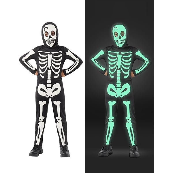 Skeleton Pregnancy XRay Halloween Costume Tee - Femme - T-shirt Noir - X- Small - Halloween Skeleton X-ray Pattern V-neck Short Sleeve Loose Fit