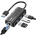 UGREEN Hub USB 3.0 Ethernet Adaptateur USB RJ45 Réseau Gigabit 1000 Mbps Compatible avec Mi Box S Mi Box 3 Switch Supporte Ma