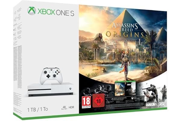 Pack Xbox One S 1 To Assassin's Creed Origins & Rainbow Six : Siege