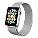 Produktbild VAPIAO Apple Watch 38mm für Series 1 / 2 Basic / Sport / Edition Milanaise Edelstahl Armband mit Magnet Verschluss in Silber