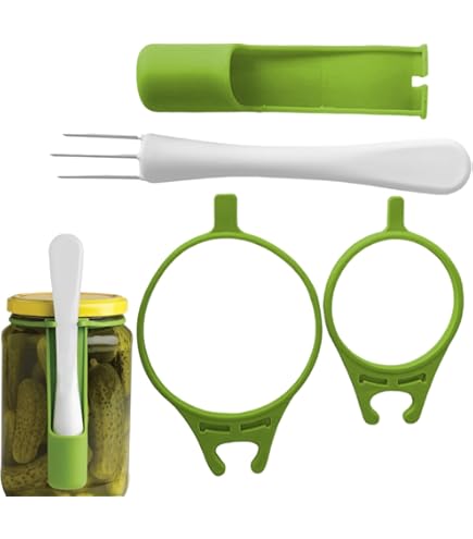 Lot De 2 Fourchettes à Cornichons - Outil Pratique Pour Pot De Cornichons, Cadeau Idéal Cuisine