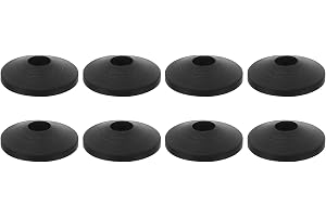 Kvartsman 8 stycken gummiskivor, M8 gummikonisk halkfri tätningssats för att förhindra läckage av toalettbehållare till bultar och toalettreparation