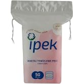 İpek Kare Makyaj Temizleme Pedi, 50'li