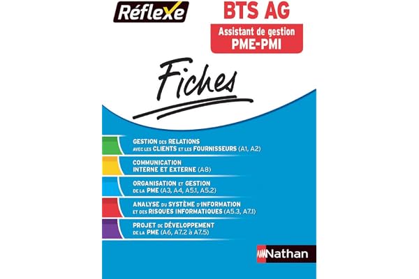 Fiches Réflexe - BTS Assistant de Gestion PME-PMI