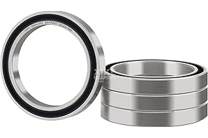 XiKe 4 pz 6806-2RS Cuscinetti a sfere sigillati 30x42x7mm, Pre-lubrificati, Acciaio cromato, Doppia Guarnizione in Gomma, 6806RS Cuscinetto a sfere a gola profonda con tenuta.