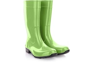 LEMIGO Damskie wysokie kalosze PCV czerwone granatowe niebieskie żółte zielone 36-42 EU