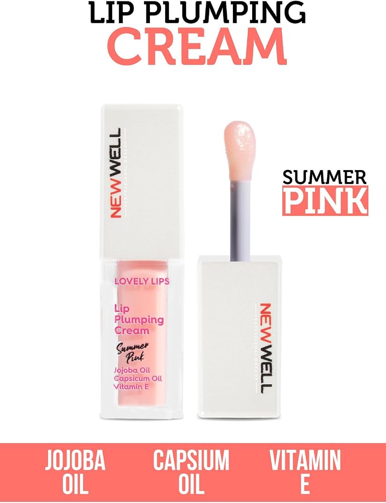 New Well Lip Plumping Cream Summer Pink Dudak Dolgunlaştırıcı Krem 5 Ml, T1150