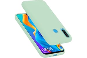 Cadorabo Funda para Huawei P30 Lite en Liquid Verde Claro - Cubierta Proteccíon de Silicona TPU Delgada e Flexible con Antichoque - Gel Case Cover Carcasa Ligera