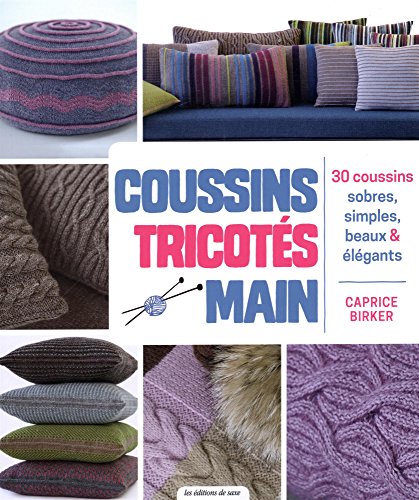 couverture de : Coussins tricotés main