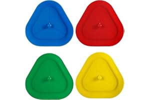 Auidy_6TXD 4 Stück Kartenhalter Kinder, Spielkartenständer, Dreieck Spielkarten Halter Card Holder Spielkartenhalter für Senioren und Behinderte(Spielkarten Nicht enthalten)