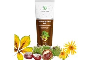 ‎GREEN IDEA GREEN IDEA - Rosskastanien salbe gel gegen krampfadern - Beincreme mit Arnika und Rosskastanie und Rutin - Bei Besenreiser und Hämeroiden - Venensalbe 200 ml