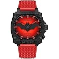 Limited Edition Forever Batman Stainless Steel Case & Genuine Leather Strap Men's Watch