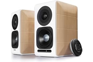 Edifier S880DB Bluetooth Bookshelf Speaker System Wood/White