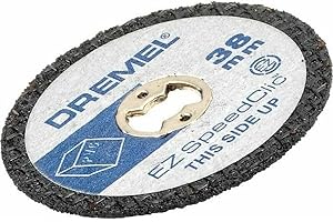 Dremel SC476 - Disco corte Ø 38 mm, juego de accesorios con 5 discos EZ Speedclic para herramienta rotativa para cortar plástico, plexiglás, pladur
