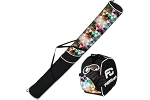 Ferocity Conjunto Bolsas para de Ski y para Botas y Casco de ski Set de Esqui 170 cm [053]