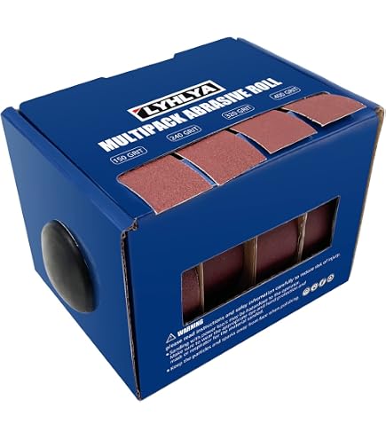 Rollo De Tela De Esmeril BE-TOOL De 1 Metro, Grano 320, Ancho 100 Mm, Flexible Y Resistente Para Lijar Superficies Curvas Y Contorneadas