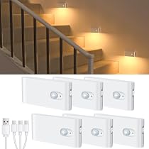 WILLED Led Nachtlicht mit Bewegungsmelder, 8 Stück Treppenlicht ...