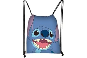 DIOTTI Stitch Kordelzug Rucksack,zhaiteng-Sporttaschen Geschenktüte,Turnbeutel Rucksack,Kindergeburtstag Partydeko Geschenktaschen