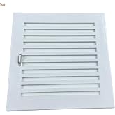 BricoLoco.com Ventilation Grille with Adjustable Closure, 15 cm, Recessed Wall or Ceiling Mount, Bathroom, Kitchen, Wet Rooms