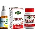 Laven Josh (30 Capsules) With Josh Massage Oil LAVEN JOSH is an Ayurvedic product, Herbs in Laven Josh is specially designed to Reset, Revive & Renew our body strength naturally | Combo Pack