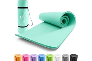 #DoYourFitness tapis de yoga antidérapant | épaisseur de 0,8cm à 2cm | 183cm x 61cm ou XXL 190cm x 100cm | Tapis de gymnastique qui protège les articulations | débutants et avancés | diverses couleurs
