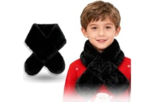 HUSHRICH Kids Warm Winter Scarf Pull-through Neck Warmer Collar Scarfs, Cozy Girls Scarf Lightweight - Christmas Gifts for Your Kids