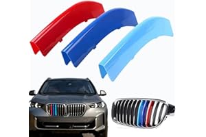 JUCHRZEY 3 pezzi griglia for auto rivestimento a tre colori griglia automatica rivestimento tipo fibbia striscia decorativa for rete automatica for BMW Serie 3 E46 1997-2004