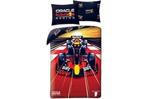 Halantex Dwustronna pościel Verstappen Formula 1 Red Bull Racing, 100% bawełna, poszwa na kołdrę 140 x 200 cm + poszewka na poduszkę