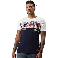 Veirdo Men's Cotton Half Sleeve Regular Fit T-Shirt