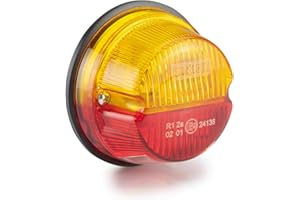 ‎FKSTRAILER FKSTRAILER Oldtimer Traktor Rückleuchte Blink- Brems- Kennzeichenleuchte RUND links (E9)