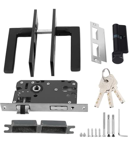 Türschloss Für Wohnmobile & Caravans - L-Typ Toilettentürschloss Aus Zinklegierung