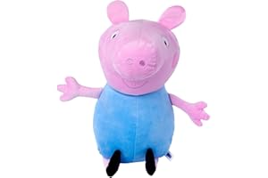 Simba- Peppa Pig Plüsch Schorsch, 31cm Peluche Pig-31 cm, 109261003