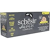 Schesir After Dark Tavuk&Bıldırcın Yumurtası&Sığır&&Ouml;rdek Et Suyunda Pate Yetişkin Kedi Konservesi &Ccedil;eşit Paketi 12x80g