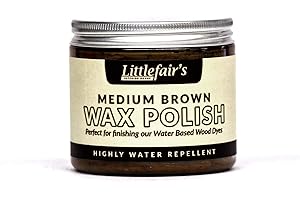 Littlefair's Wax Polish (200ml, Medium Brown)
