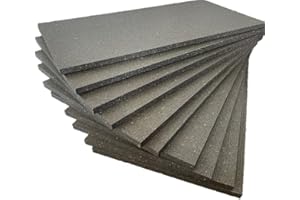 FUTURAZeta - Polistirolo GRAFITE Espanso - Spessore 2 centimetri - Pannelli per Isolamento Termico (10 Pan. - 5 Mq.) Alte prestazioni Densità Maggiorata