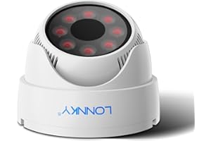 Lonnky Illuminazione IR Interna per Telecamere e VR (Quest, Quest2, Quest3, PS VR2, PS5 VR2) — Infrarosso 850 nm, Cavo da 2 m, Alimentatore 12 V 1 A, Migliora la Visione Notturna, B/W LED, Bianco