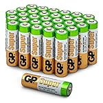 Batterien AA Mignon Super Alkaline Vorratspack 32 Stück [10 Jahre Haltbarkeit Markenprodukt GP Batteries]