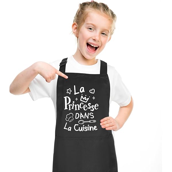 Grembiule Da Cucina Per Coppia 'Re E Regina' – Impermeabile, Con Tasche, 65x75 Cm, Regolabile, Per Matrimonio E San Valentino